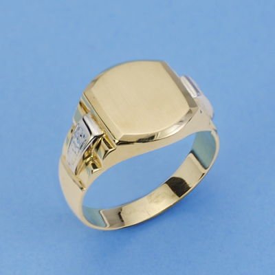 18K SELLO CABALLERO BICOLOR. 7.20 GRS.