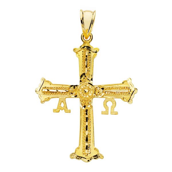 18K CRUZ DE COVADONGA 39 X 30 MM