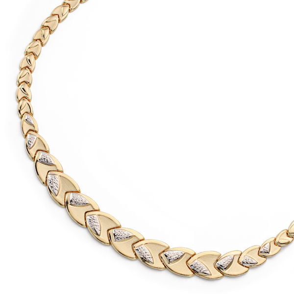 18K GARGANTILLA ESTAMPACION.45CM. 17.50GRS.