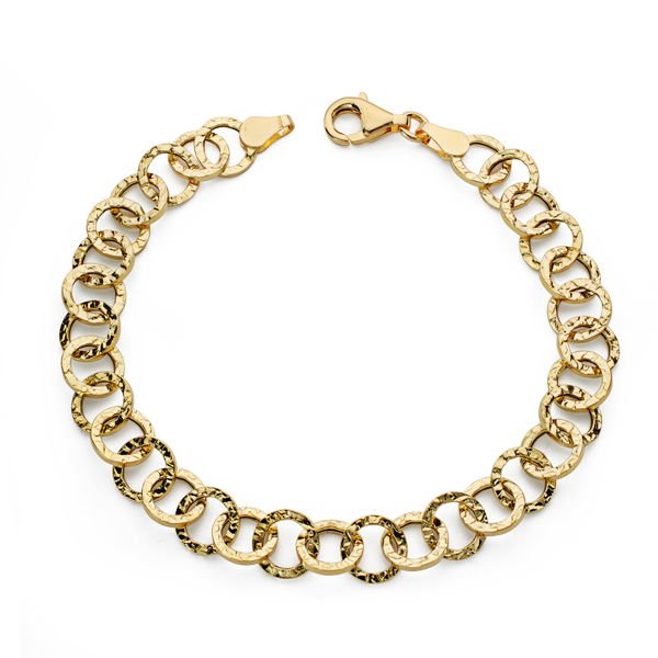 18K PULSERA HUECA 19 CM. 2,85 GRS.