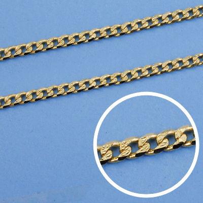 18K CADENA BARBADA MACIZA 60 CM 3,5 MM. 16.75GR