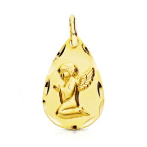18K MEDALLA ANGEL 19 X 11 MM