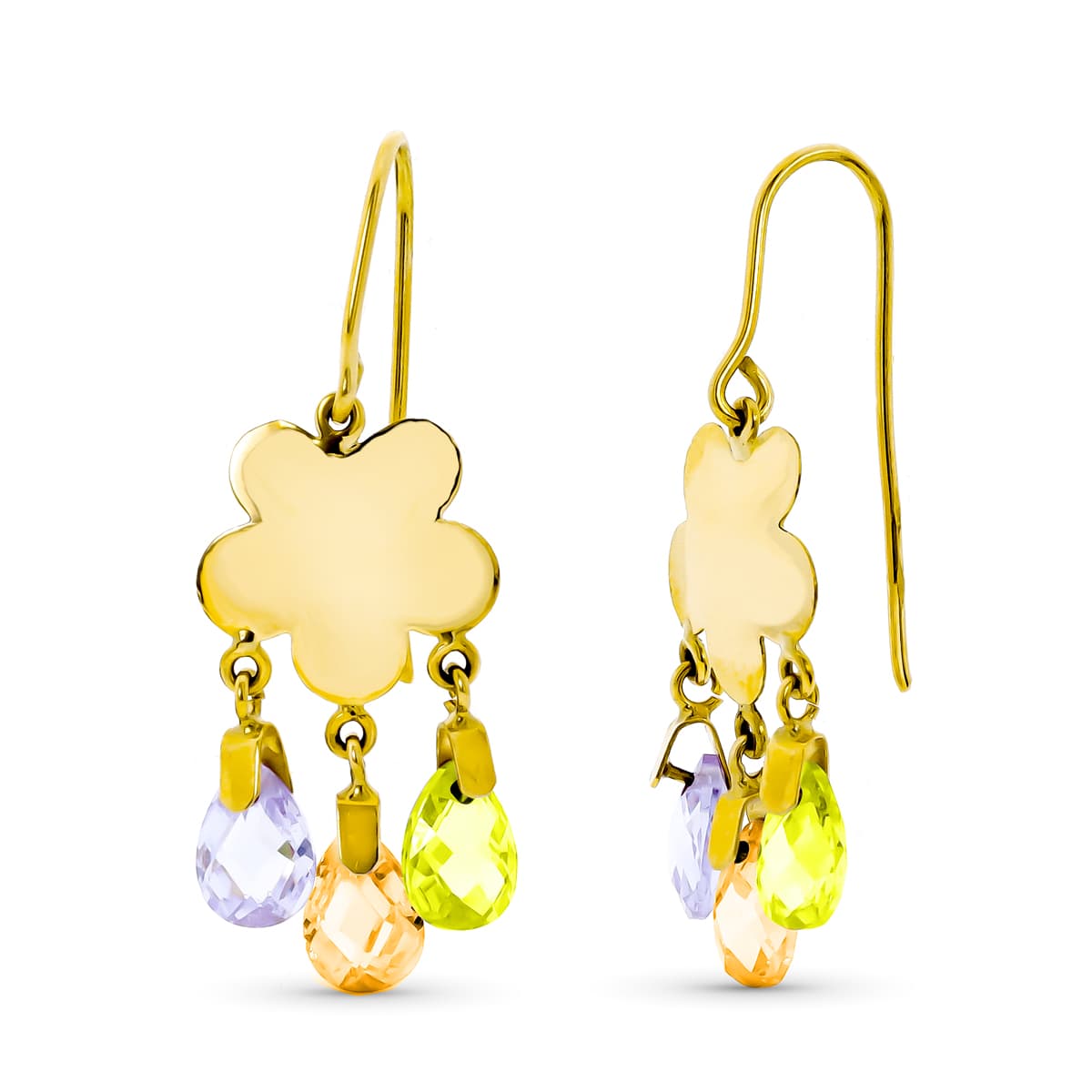Pendientes oro 18k largos - Colección Nueva 2026