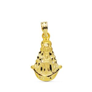 18K VIRGEN DEL ROCIO SILUETA 20X15 MM