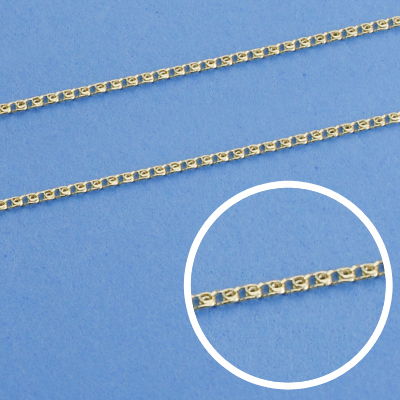 18K CADENA LOVE FINA 50 CM 1 MM. 1.60 GRS.
