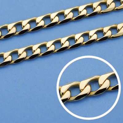 18K CADENA BARBADA 60 CM. 5.2 MM. 45.00 GRS.