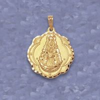 18K VIRGEN ROCIO PANDERETA MACIZA 3,30 GRS.