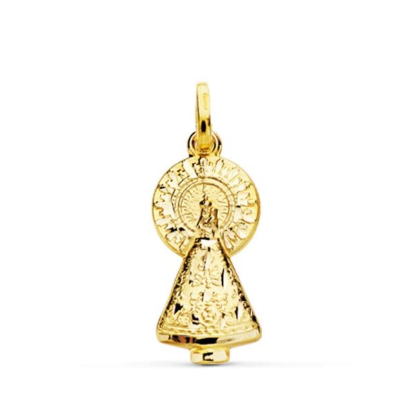18K VIRGEN DEL PILAR SILUETA 25X11 MM