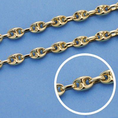 18K CADENA NUDO HUECO 60 CM. 4MM. 18.00 GRS.