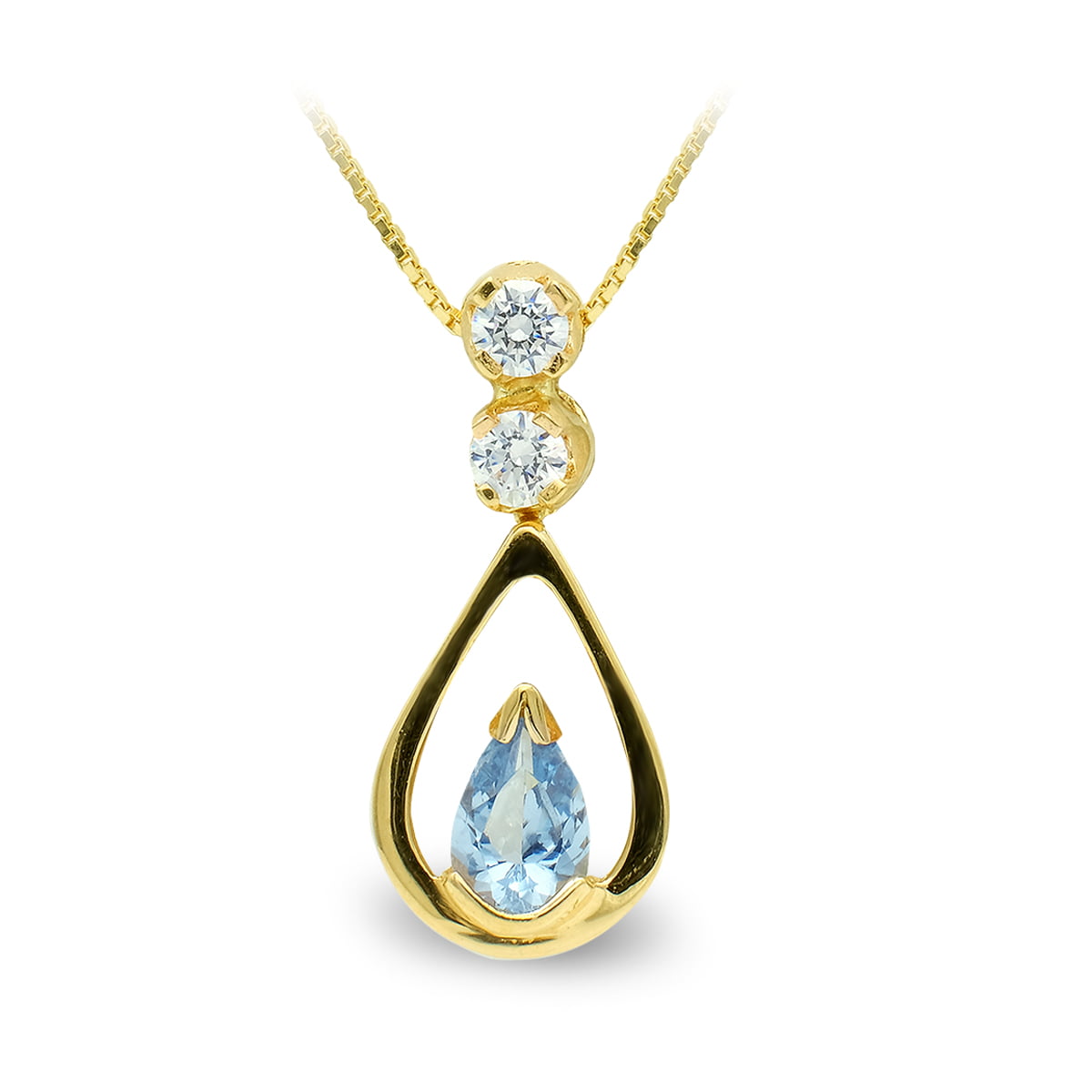 18K GARGANTILLA ORO AMARILLO CON CIRCONITAS